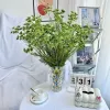New faux flower long lace artificial flower small and fresh style home living room flower arrangement, hand feel flocked plastic flower Specification image
